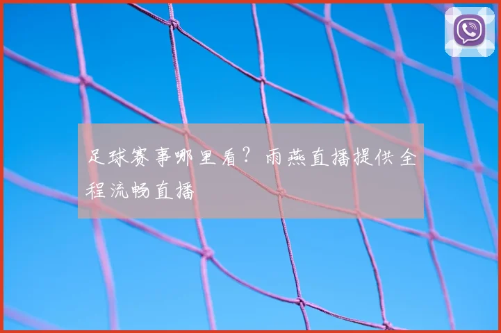 足球赛事哪里看？雨燕直播提供全程流畅直播